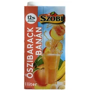 Szobi Banán-őszibarackital12% 1,0Lx12