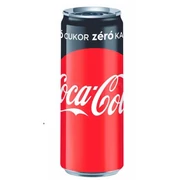 Coca ZERO CAFF FREE 0,33ldobozos  24#+DRS DÍJ:50FT