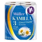 WC papír Müller KAMILLA 8tek.3rtg. 6#