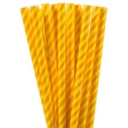 Szívószál 8x230mm 100db/cs papír  39#