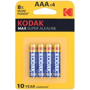 Kodak Max alkáli AAA/4 Mikro elem 10#