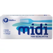 Szalvéta Éttermi midi700/cs Müller10#1rt.16x16cm