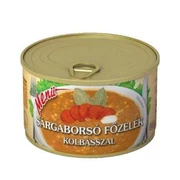 Sárgaborsó főzelék+kolbász 400g MENÜ