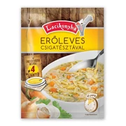 Lacikonyha 63g Erőleves csigatészt18#3tányér