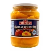 Őszibarack befőtt 720mlPremiko üv.8/#felezett,hámozott