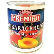 Őszibarack Befőtt 820gPremiko dob.8/#
