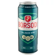 Borsodi sör           0,5lx24 dobozos+DRS DÍJ:50FT