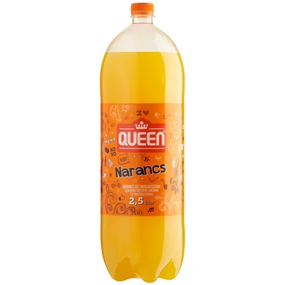 QUEEN NARANCS széns.üdítőit.2,5lpetx6+DRS DÍJ:50FT