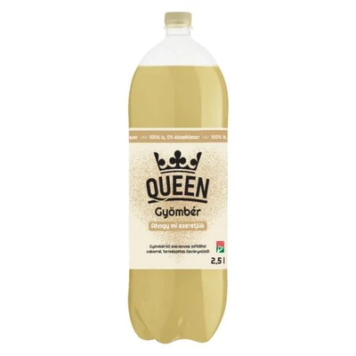 QUEEN Gyömbér  szs.üdítőit. 1,0lpetx6+DRS DÍJ:50FT