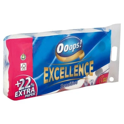 WC papír Ooops Excellence 8tek 3rt.6#