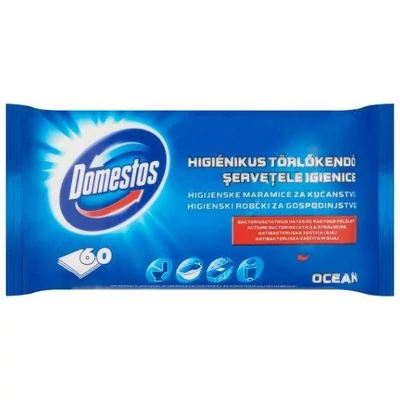 Higiénikus törlők.60db ocean Domestos