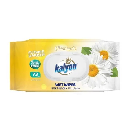 Törlőkendő 72db Kalyon Kamill.kupakos