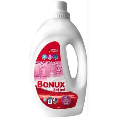 Bonux Mosógél 0,9l ROSE 18 mosás  6/#