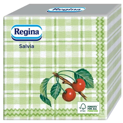 Szalvéta Salvia Kockás45/cs 33x33 1rt