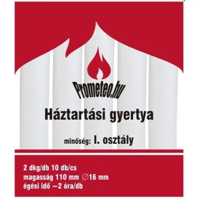 Háztartási Gyertya LA GY 10cmx10 50/#