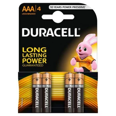 Duracell BASIC AAA/4 mikro elem  10/#