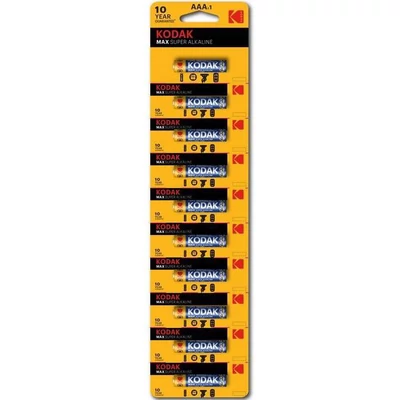 Kodak Max alkáli AAA/10 Mikro elem10#