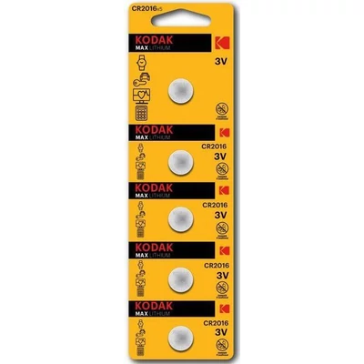 Kodak Max CR2016/5db lithium gombelem