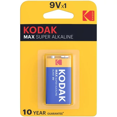 Kodak MAX Alkáli B1 9V elem      10/#