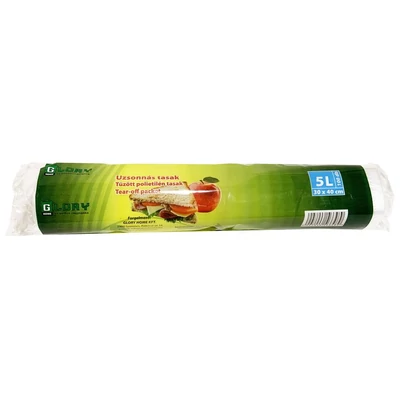 Uzsonnás tasak 30x40cm tépős/100Glory5L-es      5/#