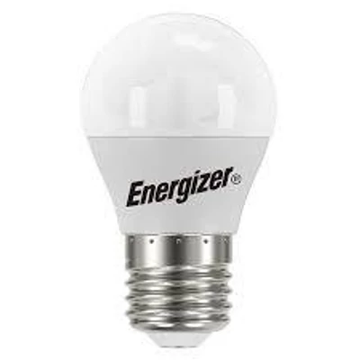 Izzó gömb  LED 4,9W(40W)Energizer 10#E14 3000kelv. 470lumen