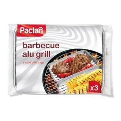 Grill tálca 34x22cm 5db-os Paclan30/#