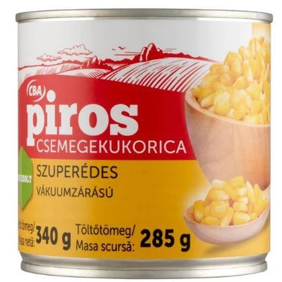 Csem.kukorica 340/285g TZ CBA     12#szuperédes