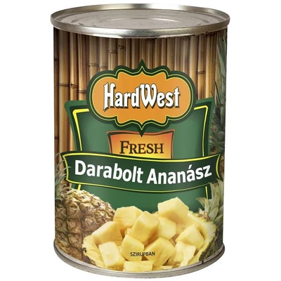 Ananász darabolt 565/340g HardWest12#