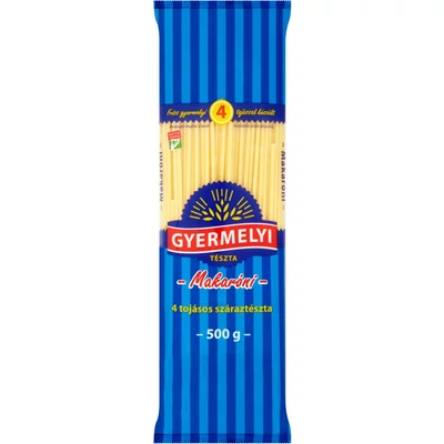 Gyermelyi 4toj. Makaróni    500g 30/#