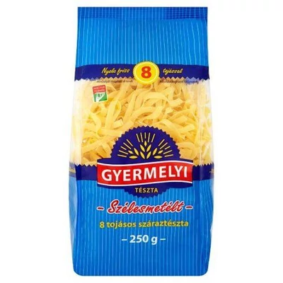 Gyermelyi 8toj.Szélesmetélt 250g 18/#