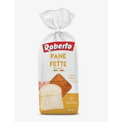 Roberto kenyér 400g fehér szeletelt8# Roberto kenyér 400g fehér szeletelt8#