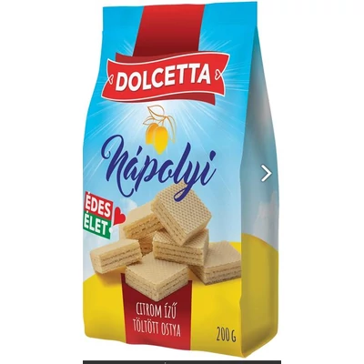 Nápolyi Citrom íz.180g párna tasak20#Dolcetta