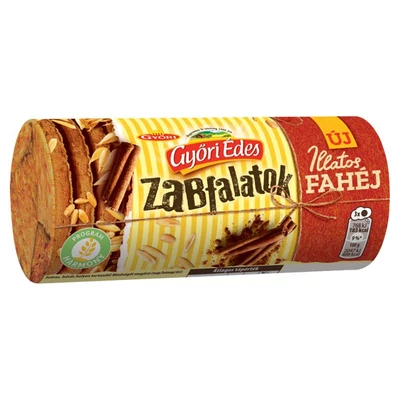 Győri Édes ZABFALATOK fahéjas188g 24#