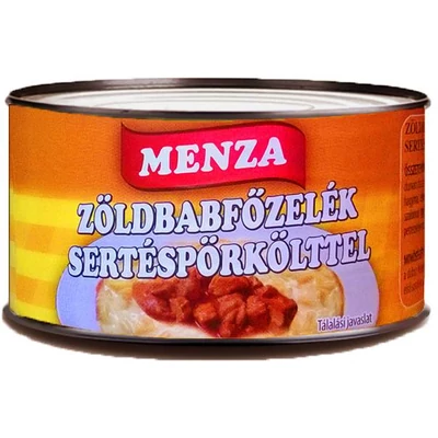 Zöldbabfőzelék sertéspörk.400g Menza