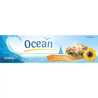 Ocean Aprított tonhal olajban   3x80g