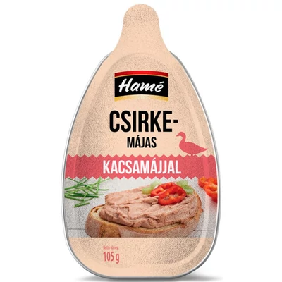 Csirkemájas kacsamájjal 105g HAMÉ 16#