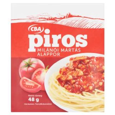 Milánói Mártás alappor CBA   48g 17/#