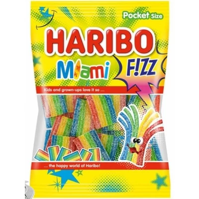 Gumicukor Haribo Miami Fizz   85g 30#