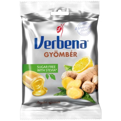 Verbena Gyömbér sugar free    60g 20#