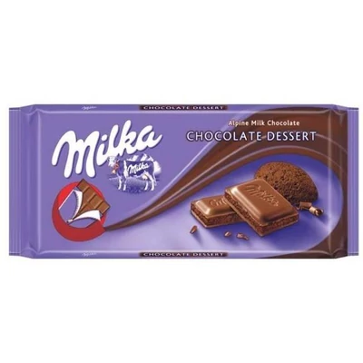 Milka Chocolate Dessert  100g    22/# Milka Chocolate Dessert  100g    22/#