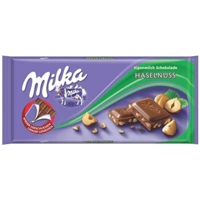 Milka Hazelnuts 90g törtmogyorós 24/#
