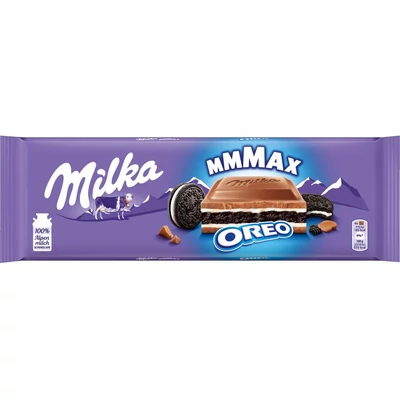 Milka Oreo Kekszdarabokkal  300g 12/#