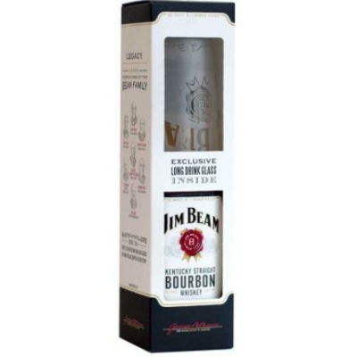 Jim Beam 40% Whiskey PDD.0,7l+poh. 6#