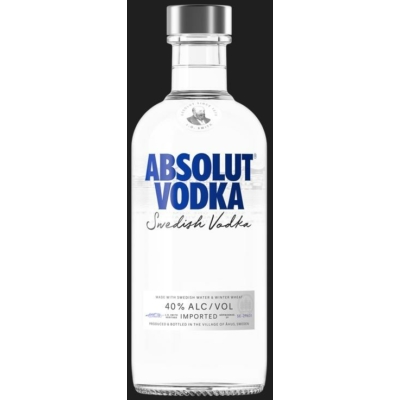 Absolut vodka          40%    0,5lx12