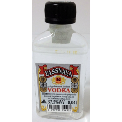 Yassnaya vodka 37,5% 0,04x27lapos pet