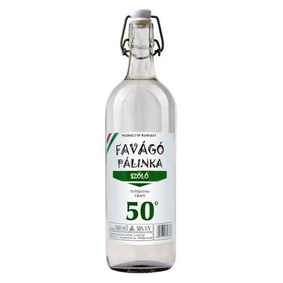 FAVÁGÓ 50% Szőlő pálinka      1,0Lx12
