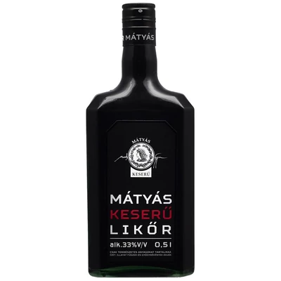 MÁTYÁS keserű likőr 33% díszüv.0,5lx6