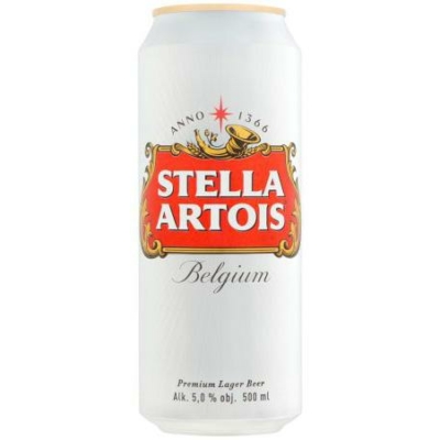 Stella Artois   5,0%   24x0,5l doboz
