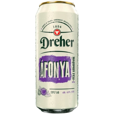Dreher Áfonya sör 4% hazai24x0,5doboz