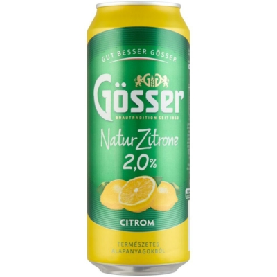 Gösser Natur Zitrone 2,0% 24x0,5doboz